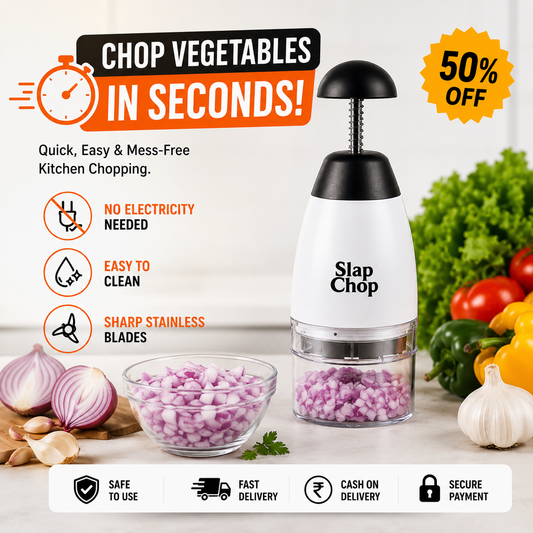 Smart HandPress Garlic & Vegetable Chopper